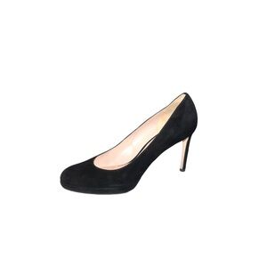 Stuart Weitzman Black Suede High Heel Pump